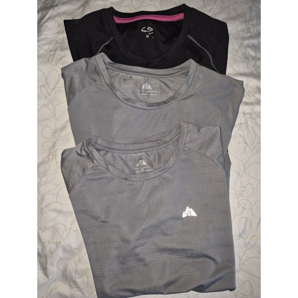 Champion & Active Shirt - Bundle of 3 Women's M Lightweight Activewear T-Shirts